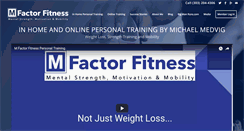 Desktop Screenshot of mfactorfitnessandnutrition.com